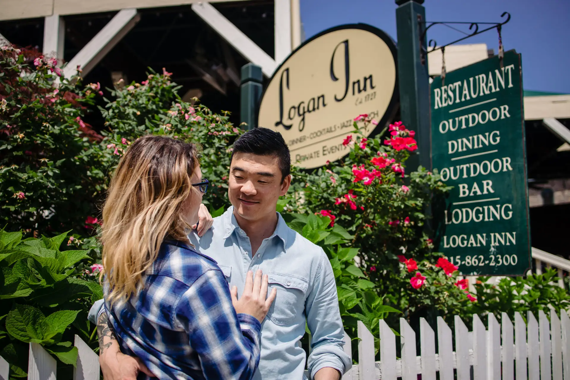 logan inn bucks county spring time