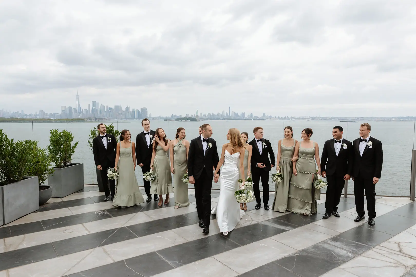 Bride and Groom at Hudson House