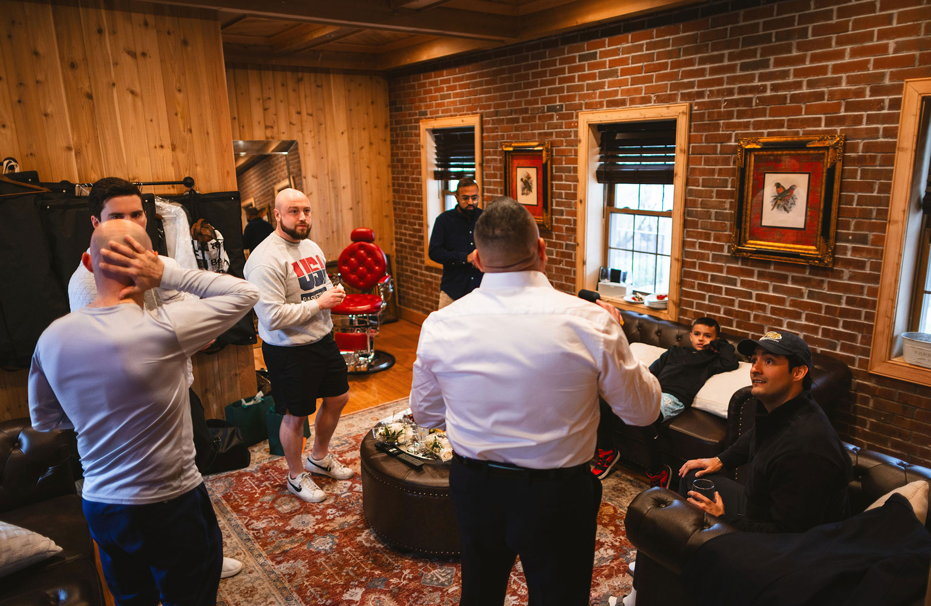 Getting Ready at Farmhouse