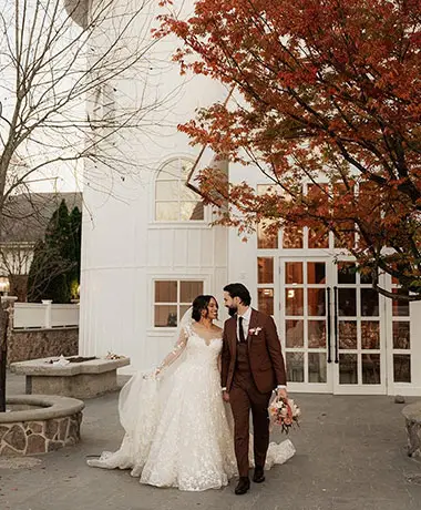 Samantha and Jonathan at The Farmhouse