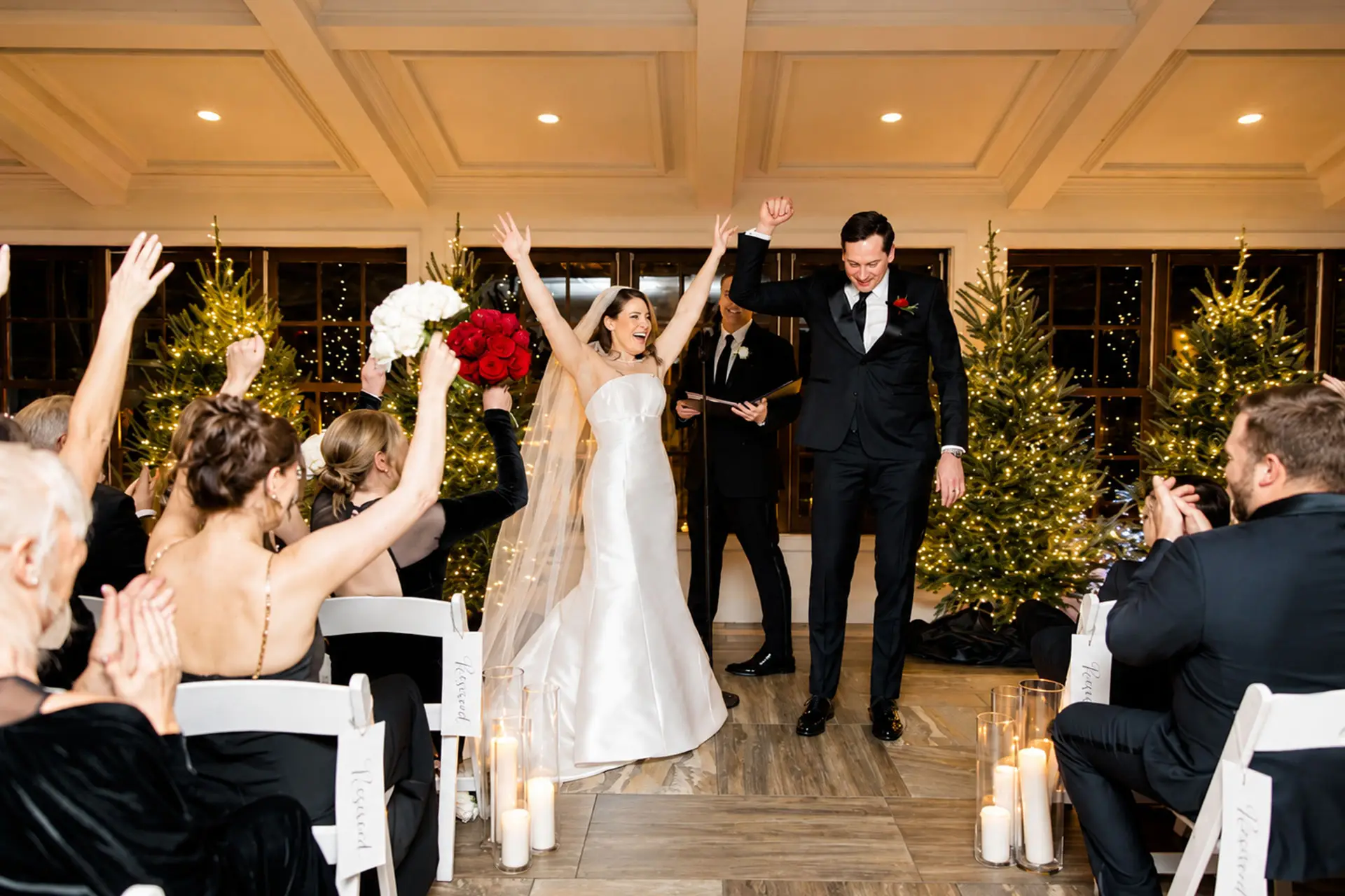 Hotel du Village Winter Wedding