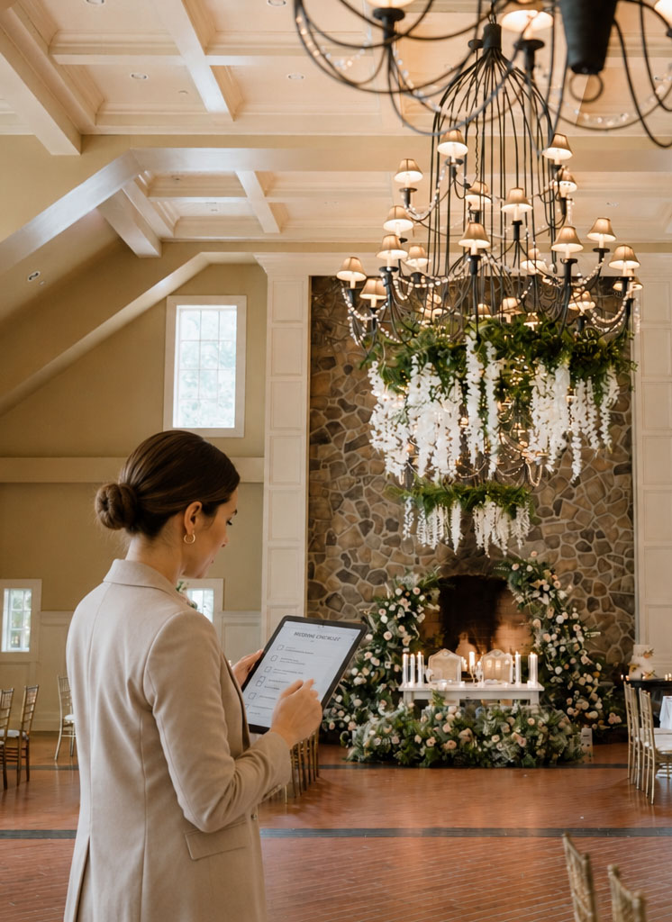 by Landmark wedding stylist