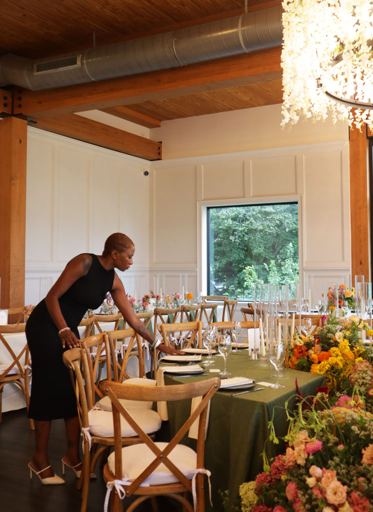 by Landmark wedding stylist