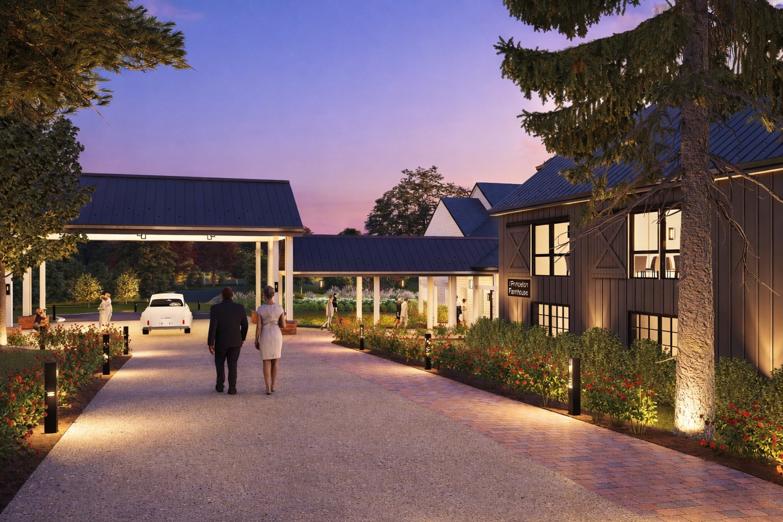 Princeton Farmhouse Walkway