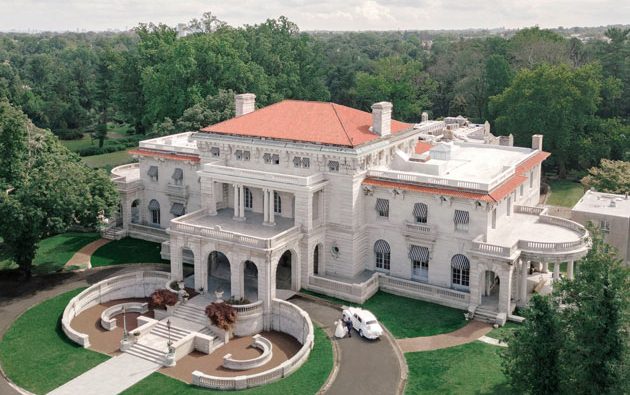 Elkins Estate aerial view